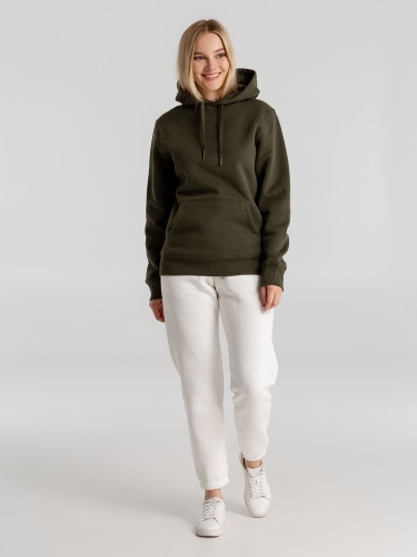 Толстовка с капюшоном унисекс King, хаки фото 9 Толстовка с капюшоном унисекс King, хаки фото 9