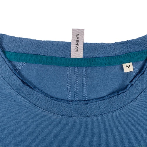 Футболка унисекс Vozduh 1.0, синяя фото 6