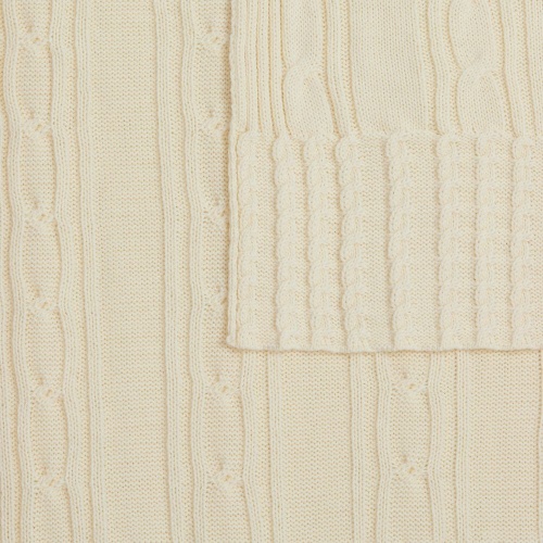 Плед Remitti, белый (молочный) фото 2