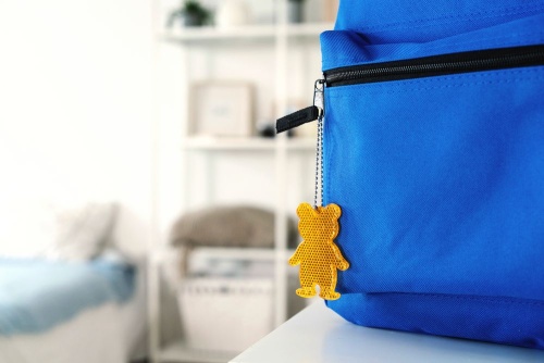 Пешеходный светоотражатель «Мишка», синий фото 3 Пешеходный светоотражатель «Мишка», синий фото 3