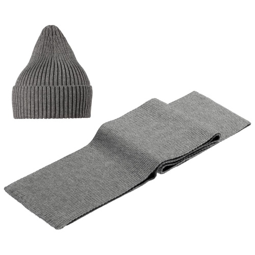 Шарф Stout, серый меланж фото 6