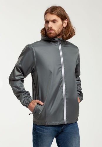 Ветровка мужская Fastplant серая фото 9 Ветровка мужская Fastplant серая фото 9