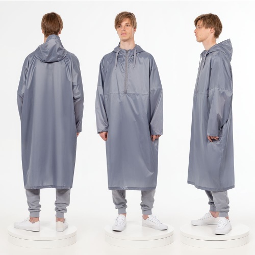 Дождевик-анорак R1, синий фото 3