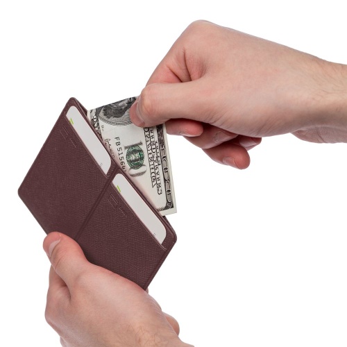 Обложка для автодокументов Devon Light, коричневая фото 7