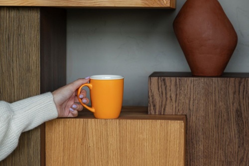 Кружка Doppel, желтая фото 4 Кружка Doppel, желтая фото 4