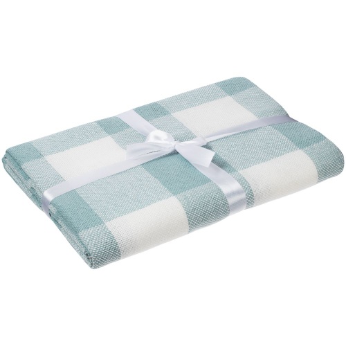 Плед London, бирюзовый фото 4