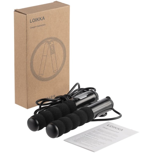 Смарт-скакалка Loikka, черная фото 8