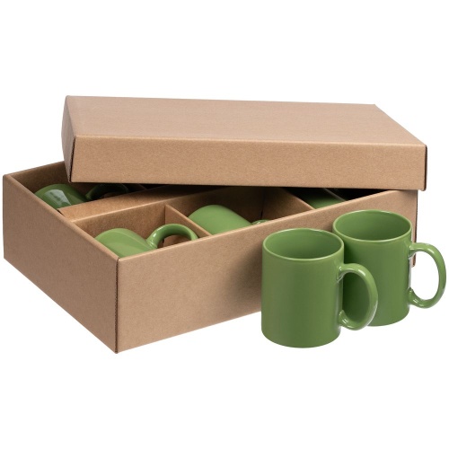Набор из 6 кружек Promo, зеленый фото 3 Набор из 6 кружек Promo, зеленый фото 3