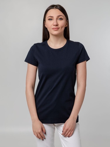 Футболка женская T-bolka Stretch Lady, темно-синяя (navy) фото 6 Футболка женская T-bolka Stretch Lady, темно-синяя (navy) фото 6