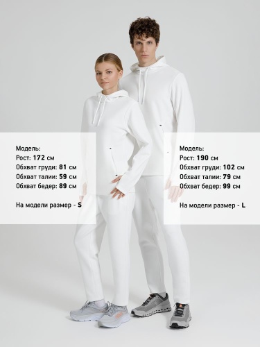 Худи унисекс Begi, молочно-белое фото 6 Худи унисекс Begi, молочно-белое фото 6