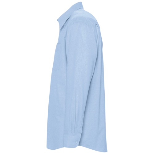 Рубашка мужская с длинным рукавом Boston, голубая фото 4 Рубашка мужская с длинным рукавом Boston, голубая фото 4