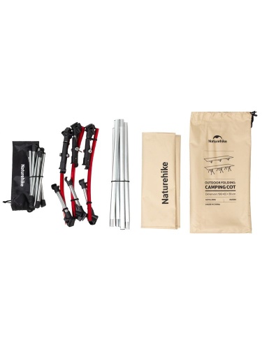 Раскладушка туристическая XJC04, бежевая фото 3