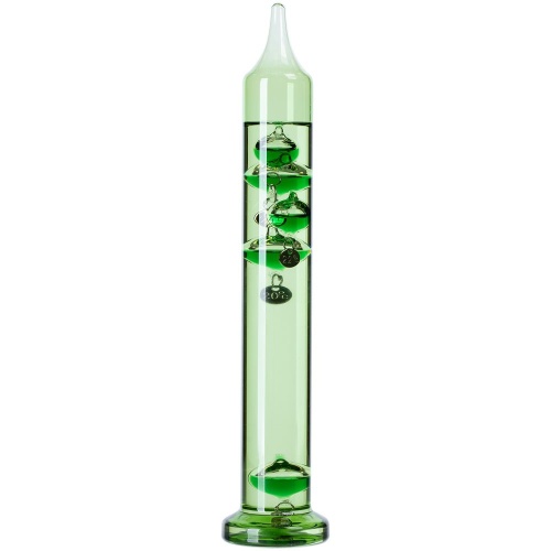 Термометр стеклянный «Галилео», зеленый фото 2 Термометр стеклянный «Галилео», зеленый фото 2