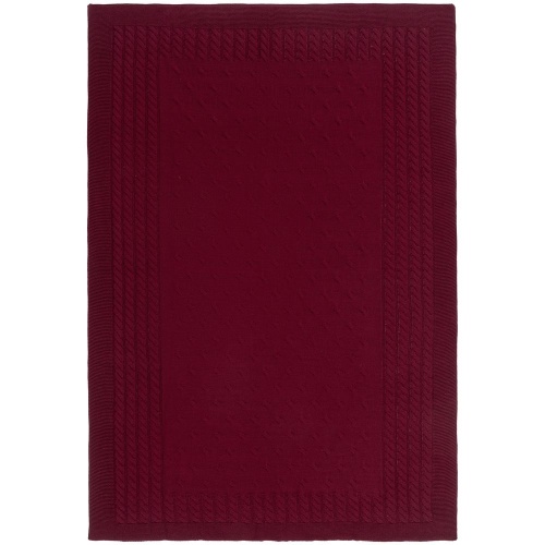 Плед Reframe, бордовый фото 5