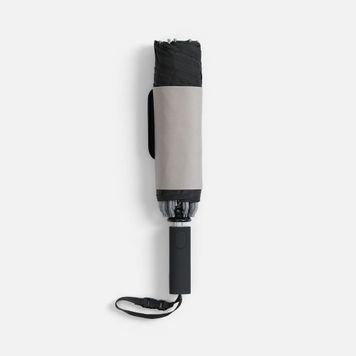 Зонт обратного сложения Easyroll, черный фото 3