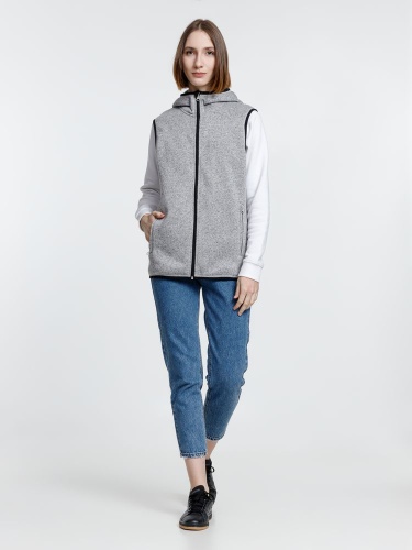 Жилет с капюшоном унисекс Gotland, серый фото 7 Жилет с капюшоном унисекс Gotland, серый фото 7