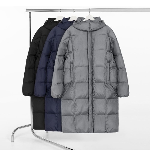 Пуховик унисекс Kapsula, темно-синий фото 2 Пуховик унисекс Kapsula, темно-синий фото 2