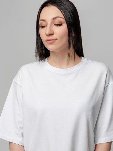 Футболка унисекс оверсайз Street Vibes, молочно-белая фото 10