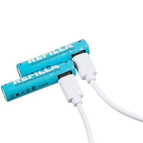 Набор перезаряжаемых батареек Refilla AAA, 450 мАч фото 4 Набор перезаряжаемых батареек Refilla AAA, 450 мАч фото 4