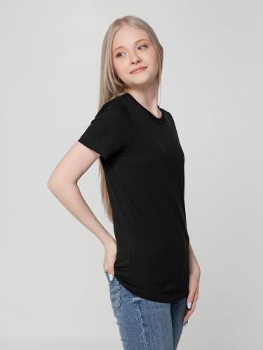 Футболка женская T-bolka Lady, черная фото 7 Футболка женская T-bolka Lady, черная фото 7