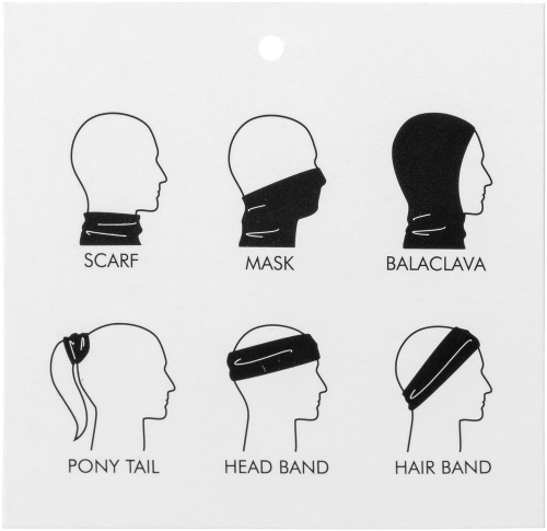 Многофункциональная бандана Bolt, ярко-бирюзовая фото 4 Многофункциональная бандана Bolt, ярко-бирюзовая фото 4