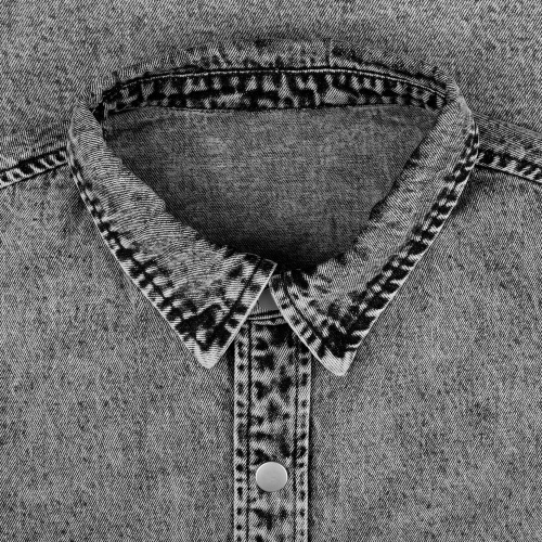 Куртка джинсовая O3, серая фото 3 Куртка джинсовая O3, серая фото 3