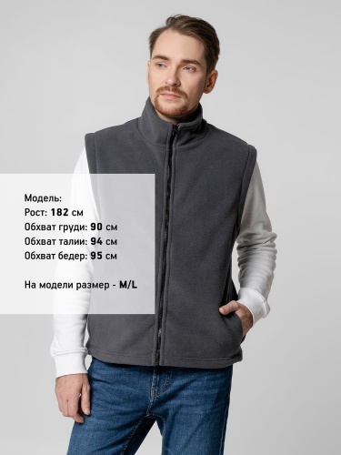 Жилет флисовый Manakin, темно-серый фото 12 Жилет флисовый Manakin, темно-серый фото 12