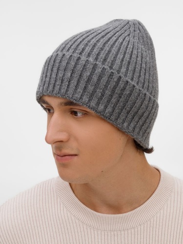 Шапка Laconi, темно-серый меланж фото 5