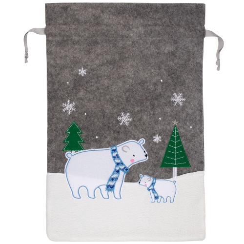 Мешок для подарков Noel, с медведями Мешок для подарков Noel, с медведями