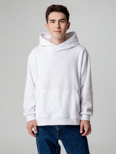 Худи флисовое унисекс Manakin, желтое фото 6 Худи флисовое унисекс Manakin, желтое фото 6