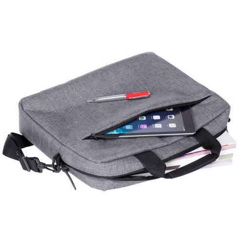 Конференц-сумка The First, серая фото 8 Конференц-сумка The First, серая фото 8