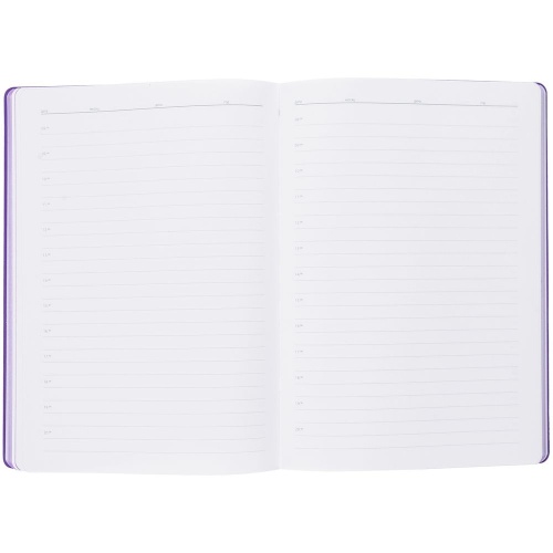 Ежедневник Flexpen, недатированный, серебристо-фиолетовый фото 11