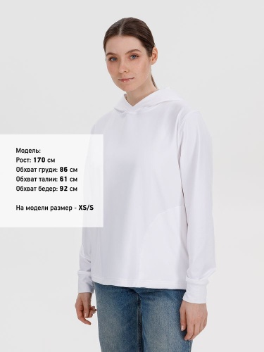 Худи унисекс Morfiss, белое фото 5 Худи унисекс Morfiss, белое фото 5