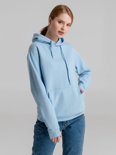 Толстовка с капюшоном Slam 320, голубая фото 10 Толстовка с капюшоном Slam 320, голубая фото 10