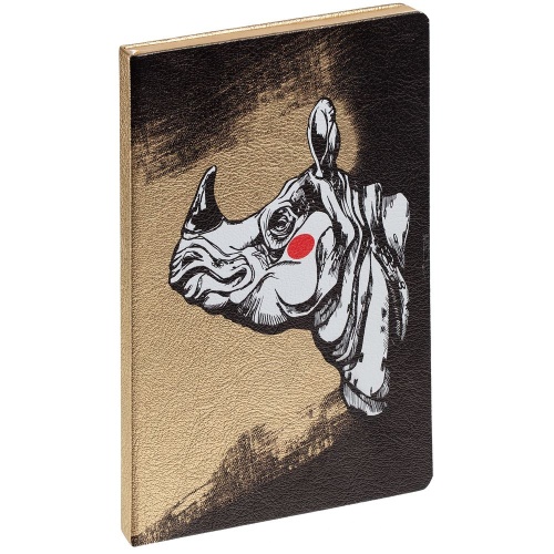 Блокнот NosoRock, золотистый Блокнот NosoRock, золотистый