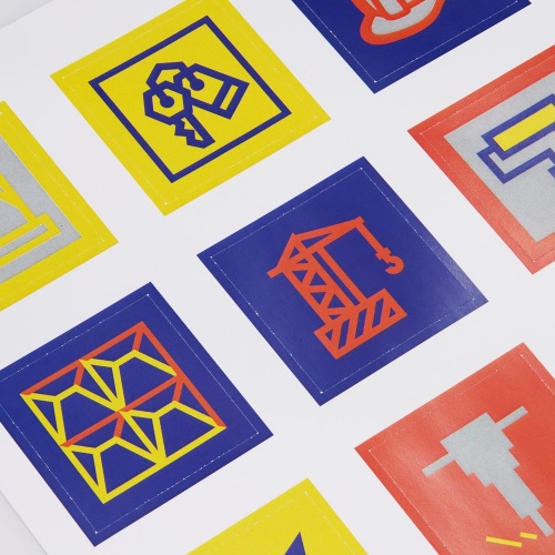 Стикерпак бумажный Industry, строительство фото 2