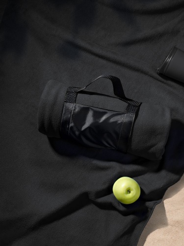 Дорожный плед Voyager 2, черный фото 3