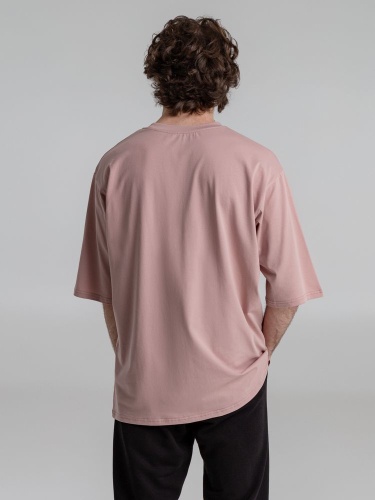 Футболка оверсайз Slope, розовая фото 9