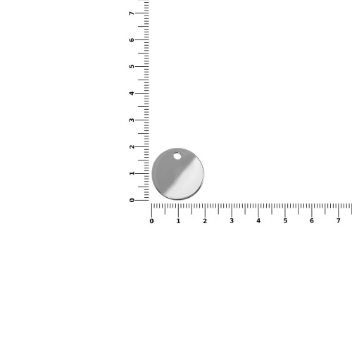 Шильдик металлический Alfa Sirkel, серебристый глянцевый фото 2 Шильдик металлический Alfa Sirkel, серебристый глянцевый фото 2