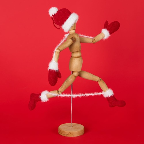 Подвеска на елку «Вьюжка», шапочка, красная фото 3 Подвеска на елку «Вьюжка», шапочка, красная фото 3