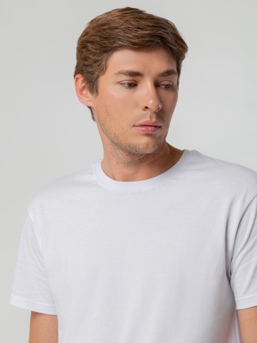 Футболка унисекс T-bolka 140, белая фото 12