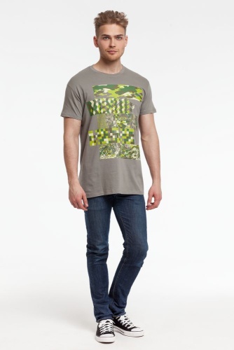Футболка «Искусство камуфляжа», серая (стальная) фото 5 Футболка «Искусство камуфляжа», серая (стальная) фото 5