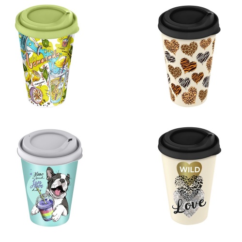 Стакан с крышкой Vetro на заказ Стакан с крышкой Vetro на заказ