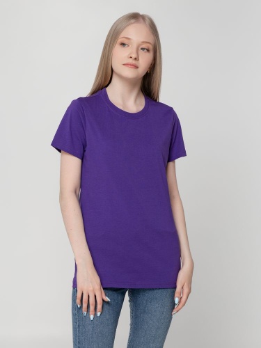 Футболка женская T-bolka Lady, фиолетовая фото 6