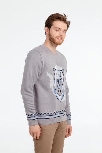 Джемпер Totem Bear, серый фото 6 Джемпер Totem Bear, серый фото 6