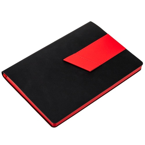 Ежедневник Bookmark, недатированный, черный с красным фото 2 Ежедневник Bookmark, недатированный, черный с красным фото 2