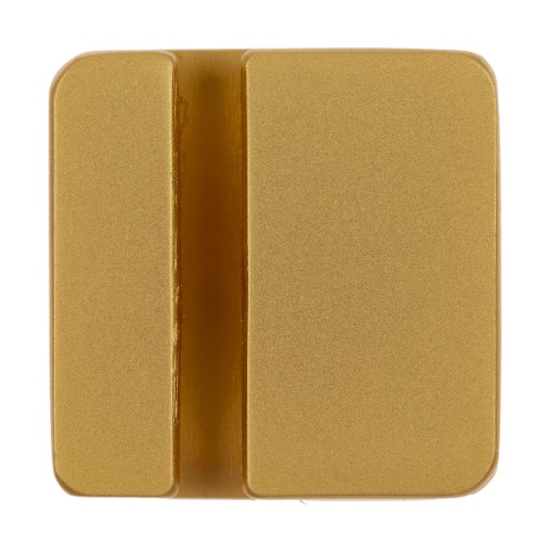 Квадратный шильдик на резинку Epoxi, матовый золотистый фото 2 Квадратный шильдик на резинку Epoxi, матовый золотистый фото 2