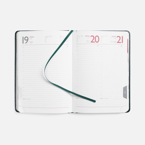 Ежедневник Faro, датированный, темно-зеленый фото 5 Ежедневник Faro, датированный, темно-зеленый фото 5