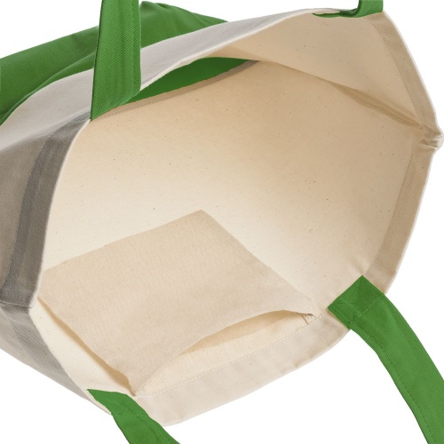 Холщовая сумка Shopaholic, ярко-зеленая фото 5 Холщовая сумка Shopaholic, ярко-зеленая фото 5