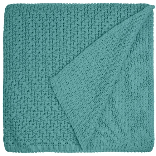 Плед Serenita, бирюзовый (тиффани) фото 3